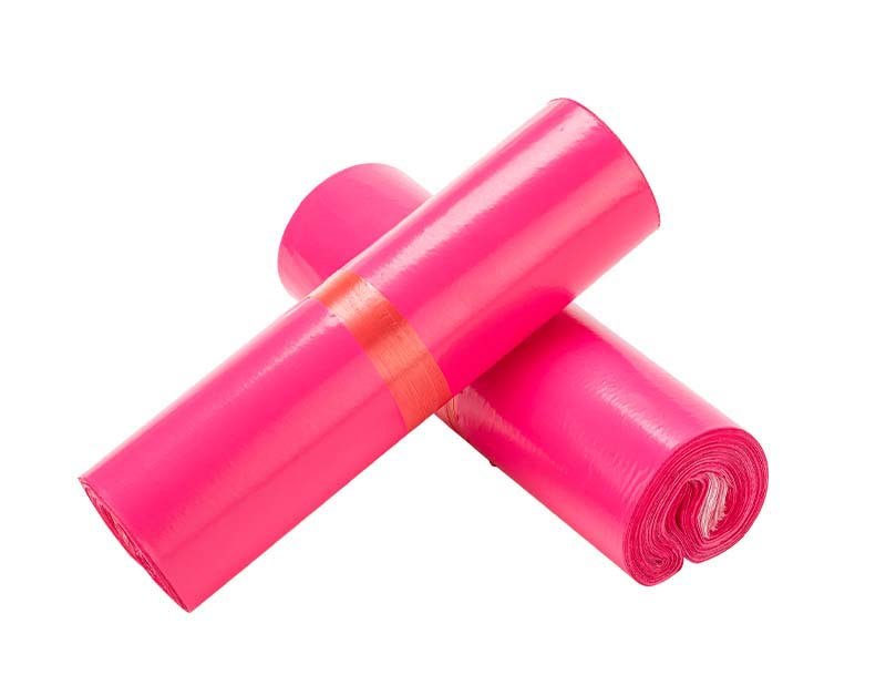 崇仁玫红色快递袋-02